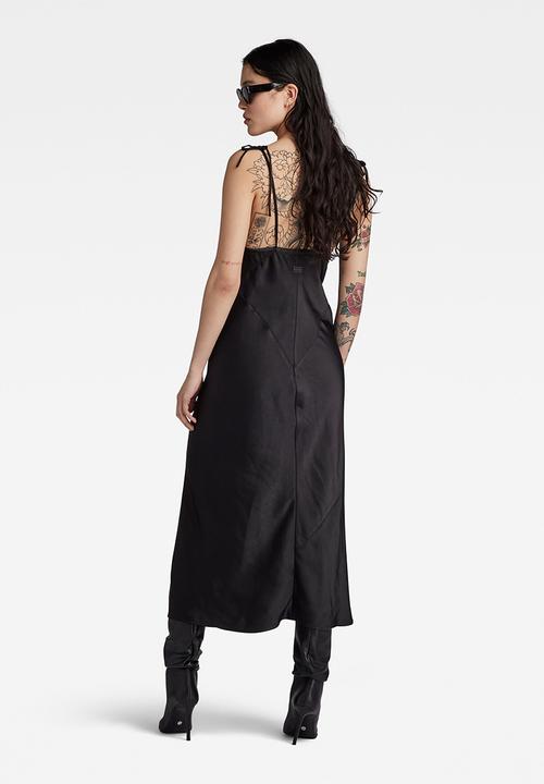 G-STAR - Slip dress s\less wmn - dk black