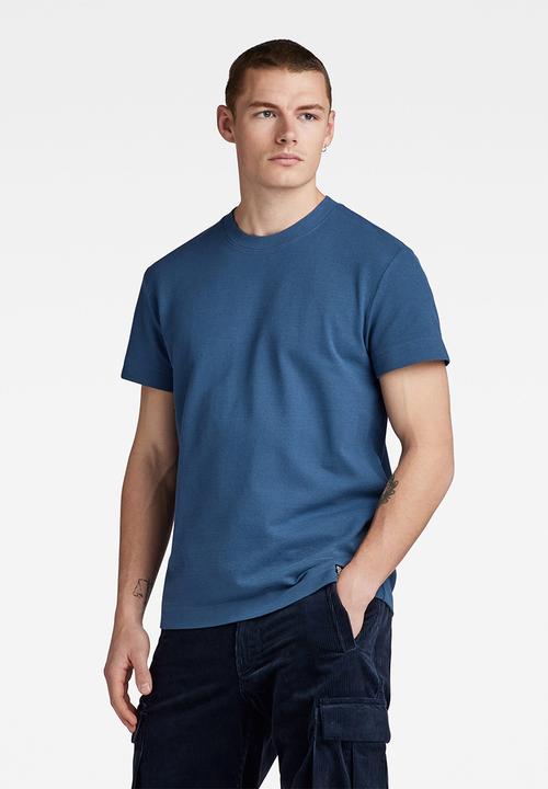 G-STAR - Essential pique r t Nelson pique o - rank blue