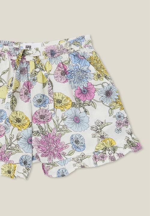 Cotton On - Abigail woven short - vanila/garden floral