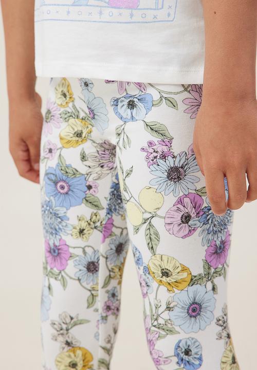 Cotton On - Huggie tights - vanilla/annie floral