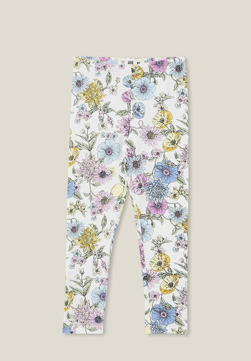 Cotton On - Huggie tights - vanilla/annie floral