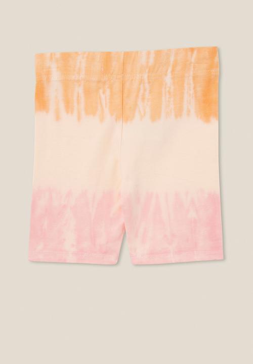 Cotton On - Hailey bike short - sunset tie dye