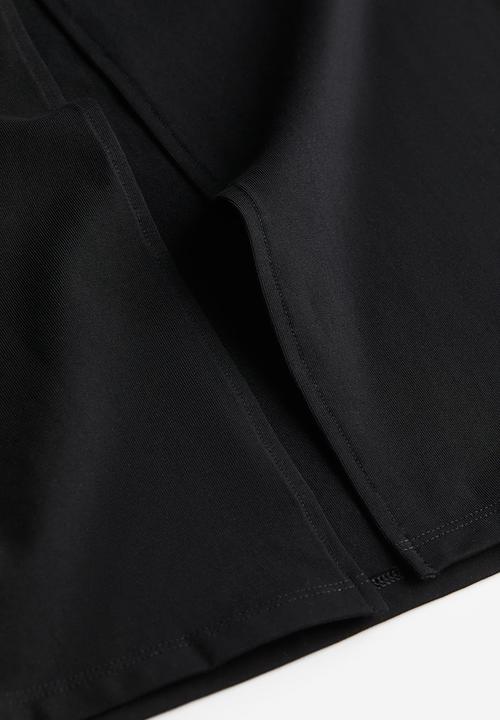 H&M - Long jersey skirt - black