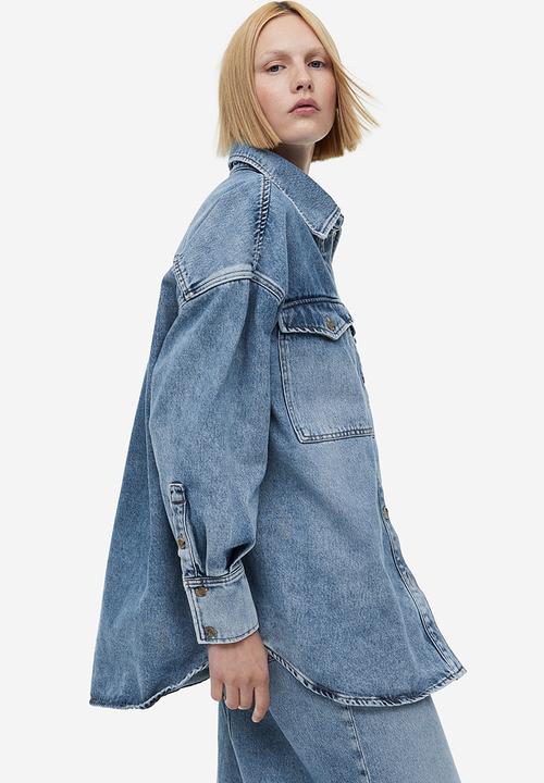 H&M - Oversized denim shirt - blue