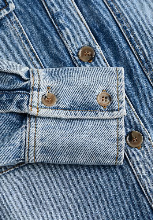 H&M - Oversized denim shirt - blue
