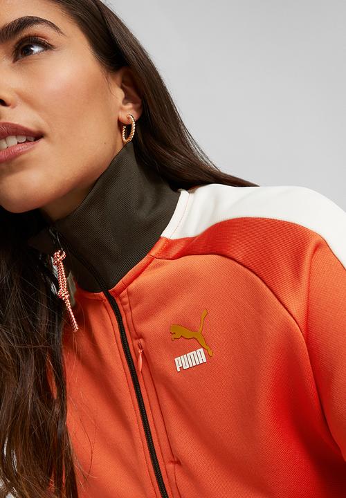PUMA - T7 forward history track jacket dk - fall foliage