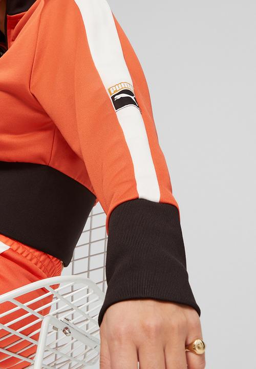 PUMA - T7 forward history track jacket dk - fall foliage