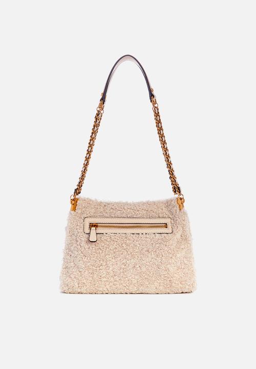 GUESS - Maranta small shoulder satchel - stone