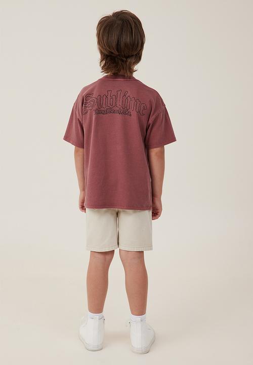 Cotton On - Regular fit short - albany ecru