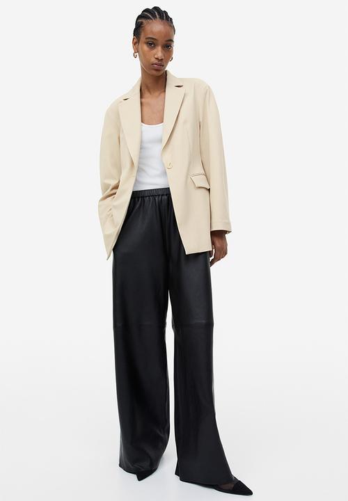 H&M - Tie-belt blazer - beige