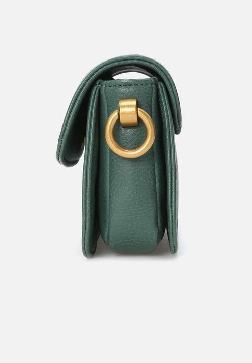 GUESS - Arja mini crossbody flap - forest