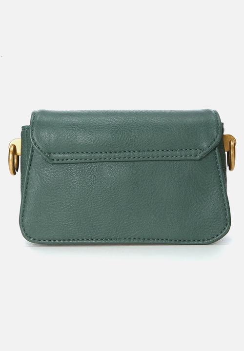 GUESS - Arja mini crossbody flap - forest