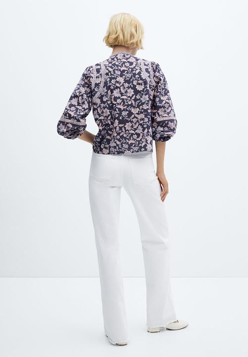 MANGO - Blouse jimena - medium purple