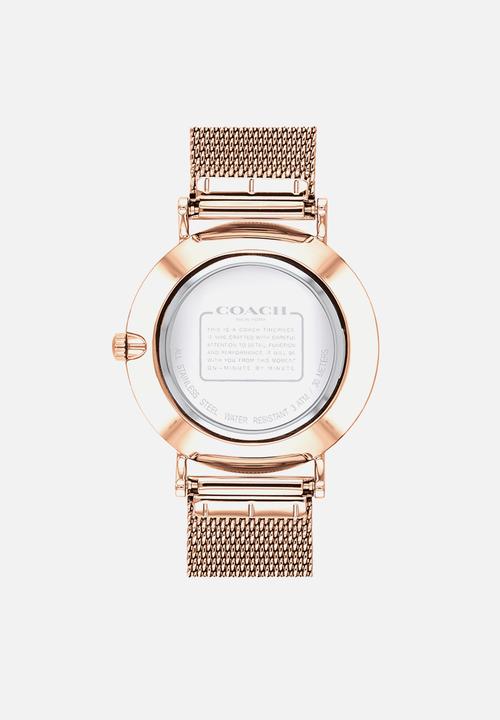 CoachDNU - Perry - rose gold case & silver white dial