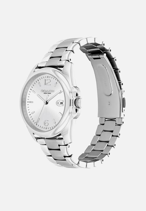 CoachDNU - Greyson - silver white dial bracelet