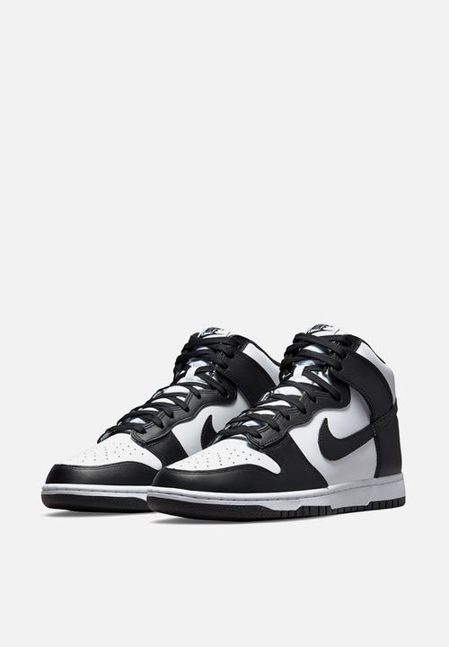 nike dunk high retro white black total orange