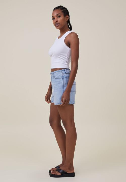 Cotton On - Harley Denim Short - Bondi Blue