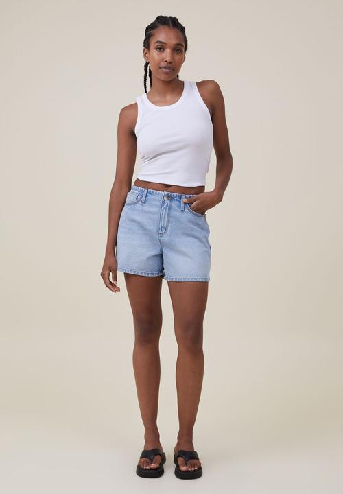 Cotton On - Harley Denim Short - Bondi Blue