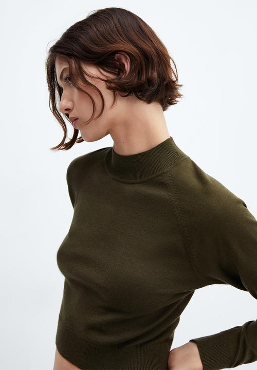 MANGO - Sweater percebe - beige/khaki