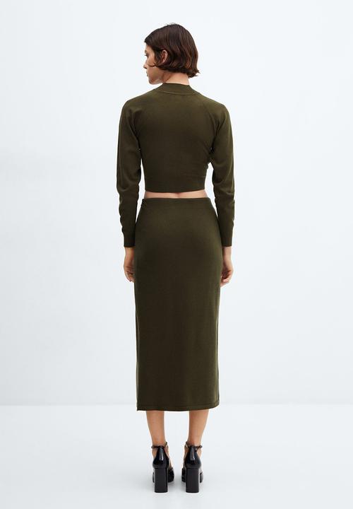 MANGO - Sweater percebe - beige/khaki
