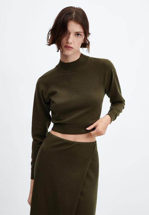 MANGO - Sweater percebe - beige/khaki