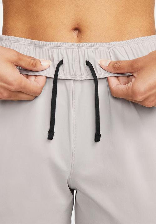 Nike - W Nk Fast Df Mr 7/8 Pant - Lt Iron Ore/Reflective Silv