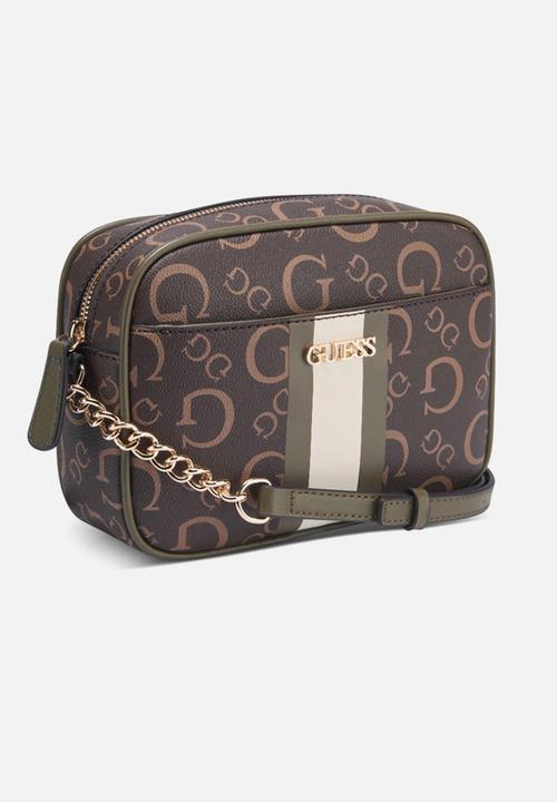GUESS - Fredericksburg mini crossbody - brown