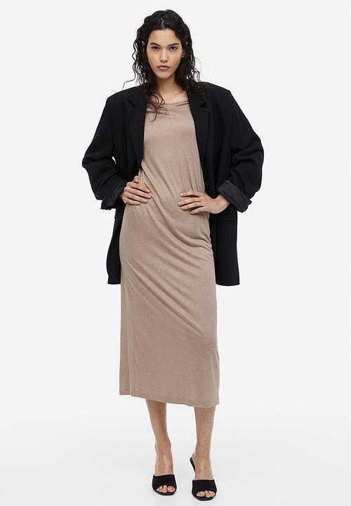 H&M - T-shirt dress - beige