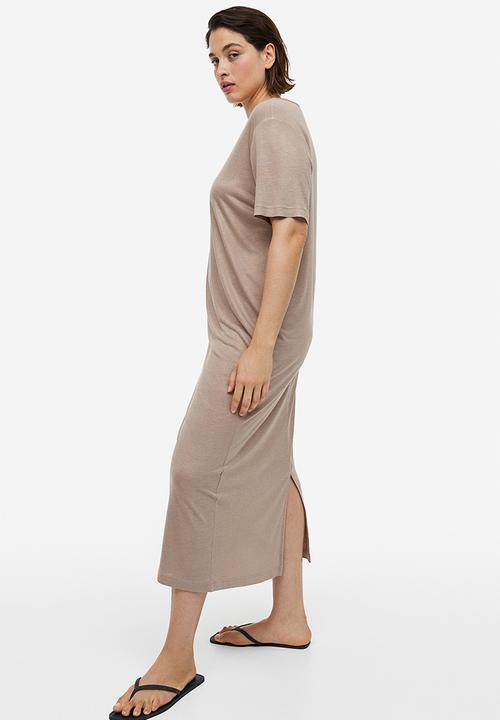 H&M - T-shirt dress - beige