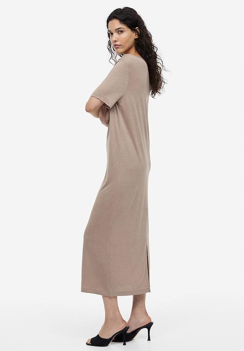 H&M - T-shirt dress - beige