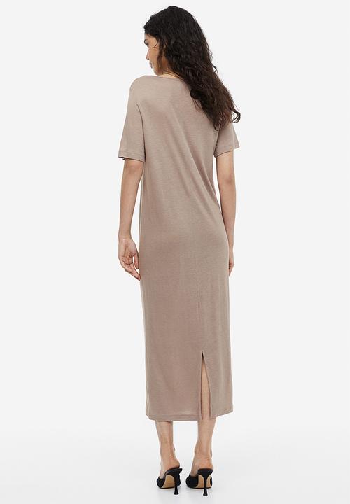 H&M - T-shirt dress - beige