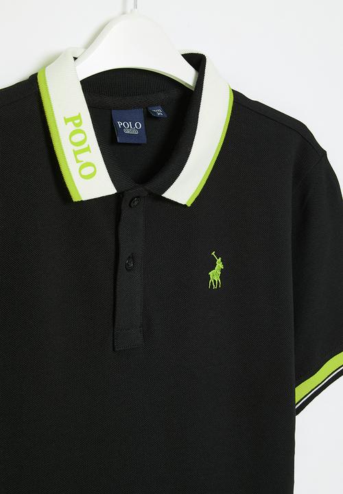 POLO - Boys craig short sleeve golfer - black
