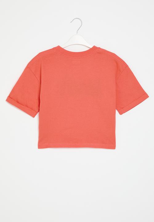 Levi’s® - Lvg meet & greet rolled sleeve - hot coral