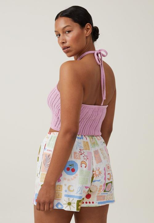 Cotton On - Haven Short - Summer Solstice White