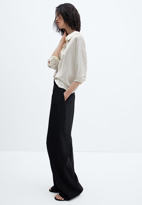 MANGO - Shirt lineas - neutral