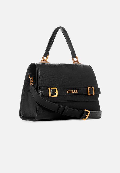 GUESS - Seatri top handle flap - black