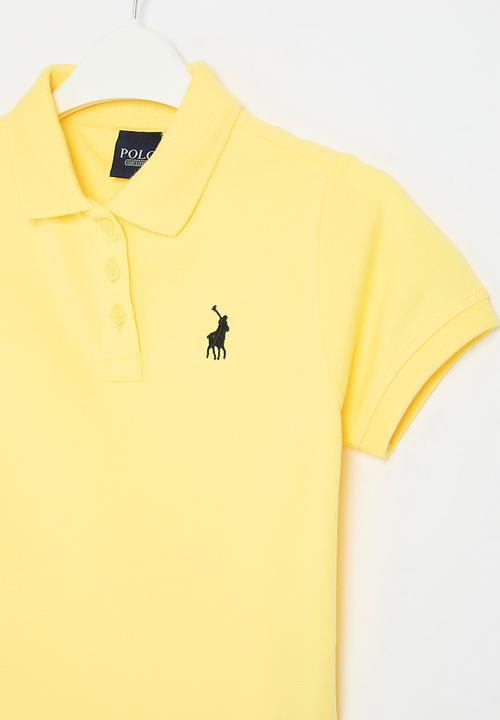 POLO - Girls nina short sleeve golfer -yellow