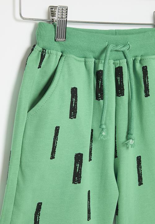 Pop Candy - Printed  shorts - green
