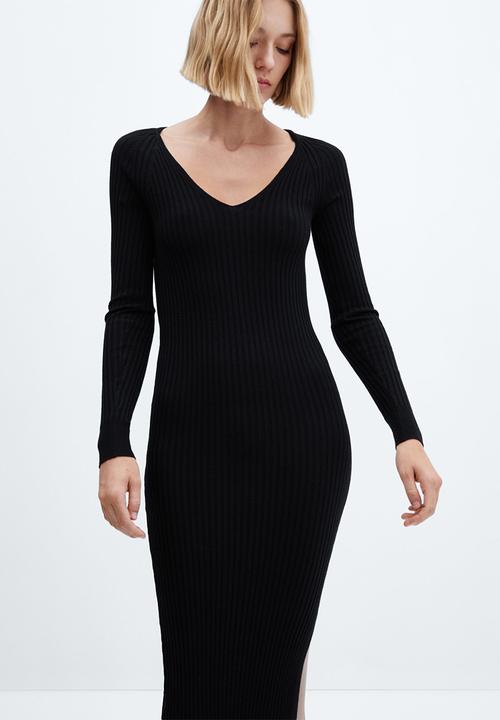 MANGO - Dress goleta - black