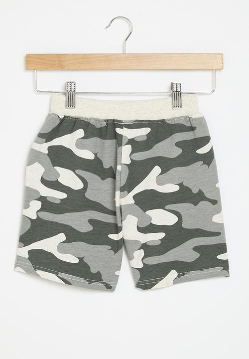 Pop Candy - Camo shorts - mutli