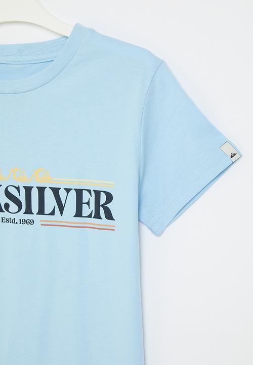Quiksilver - Gradient line ss boy - pastel turquoise