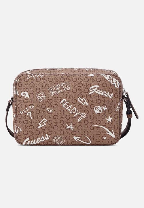 GUESS - Roxberry mini crossbody - mocha 