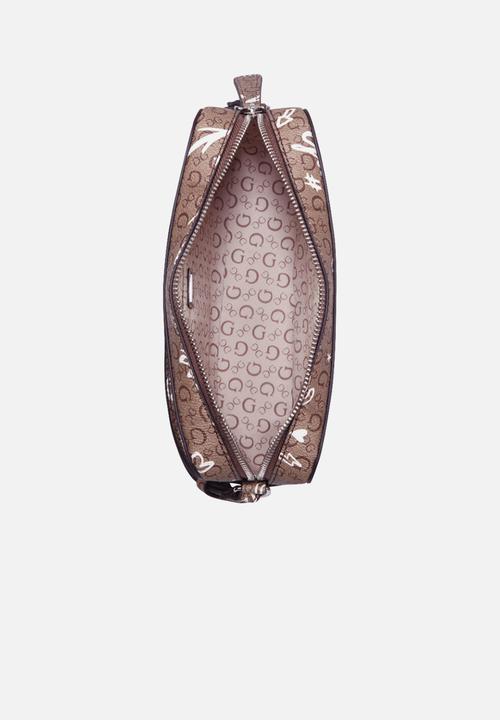 GUESS - Roxberry mini crossbody - mocha 