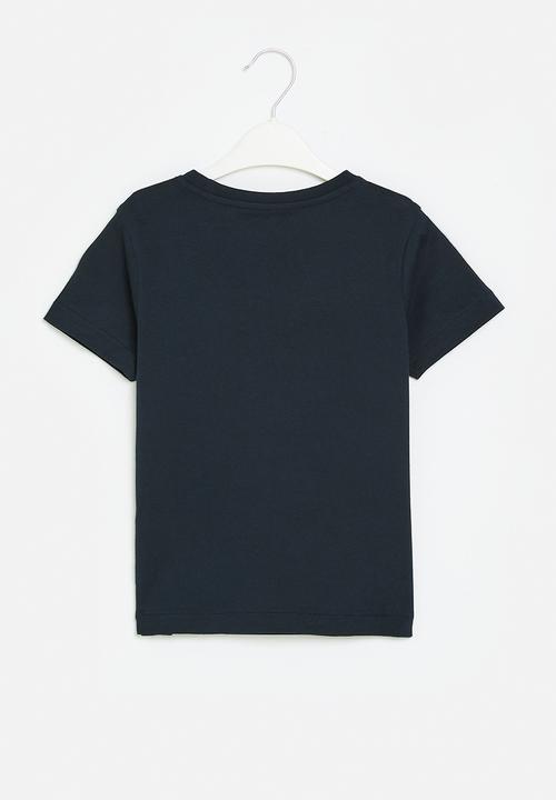 POLO - Girls olivia printed tee - navy