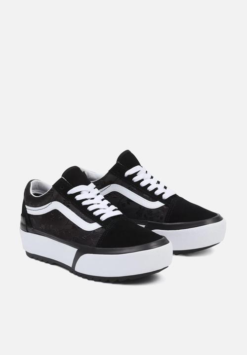 Vans - Old skool stacked - satin/floral black