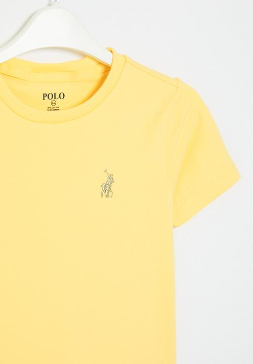 POLO - Girls kelly short sleeve tee - yellow