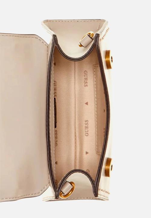 GUESS - Stephi mini crossbody flap - stone