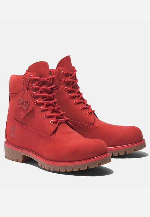 Timberland - 6in premium boot - medium red nubuck