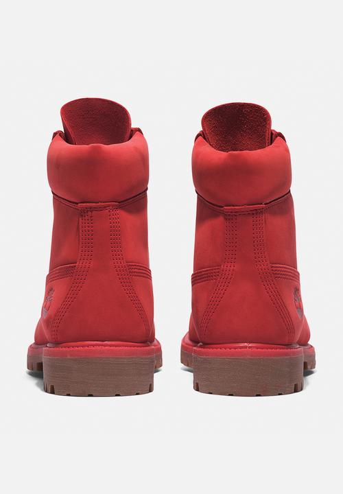 Timberland - 6in premium boot - medium red nubuck