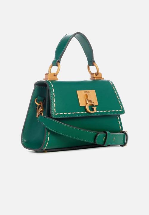 GUESS - Stephi mini crossbody flap - forest